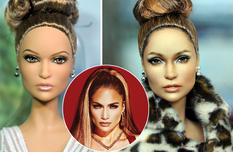 Búp bê Jennifer Lopez được nhận xét là rất giống với phiên bản thật từ đôi mắt cho tới khuôn mặt xương xương.